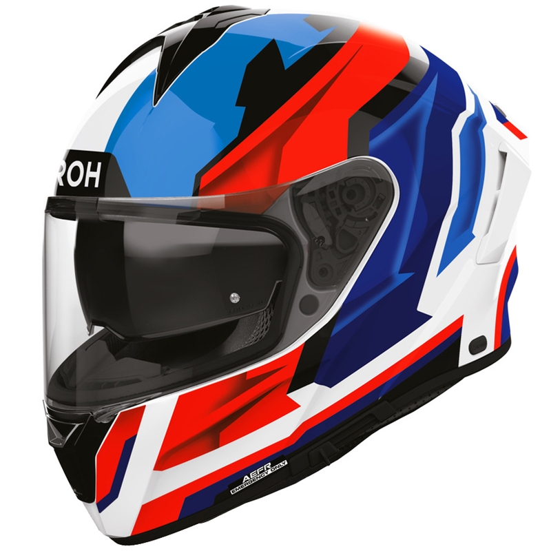 Casco integrale da moto Airoh Spark 2 Blade blu-rosso
