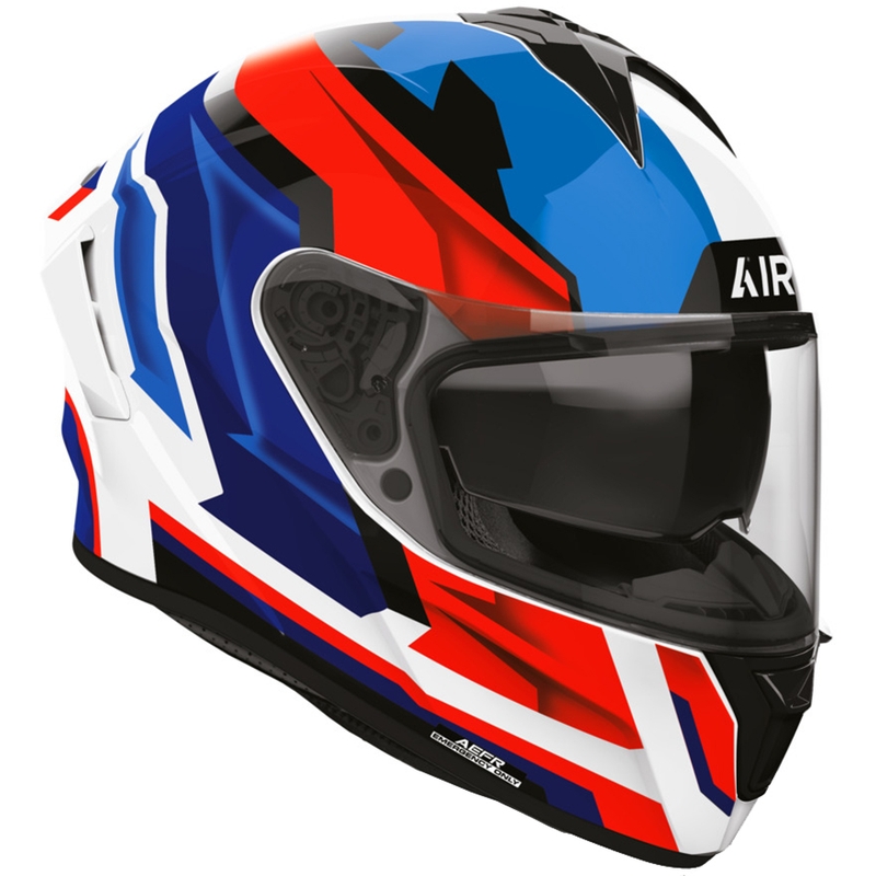 Casco integrale da moto Airoh Spark 2 Blade blu-rosso