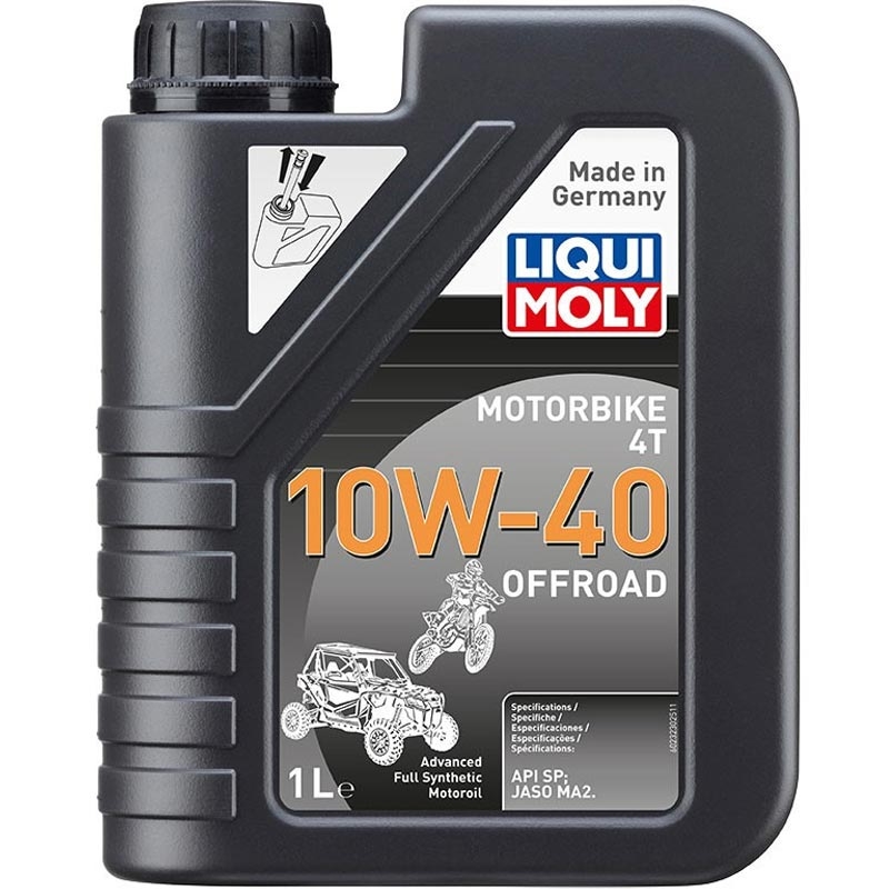 Olio motore sintetico Liqui Moly Moto 4T 10W40 Offroad 1 l