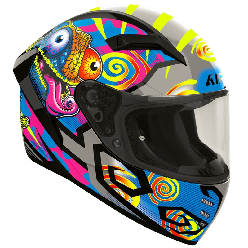 Casco integrale da moto Airoh Connor Chameleon multicolore