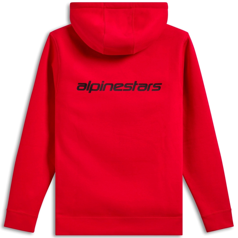 Felpa con cappuccio Alpinestars Transverse rossa