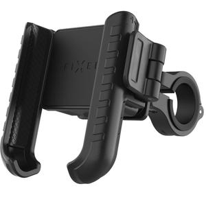 Supporto universale fisso per cellulare da bicicletta, antiurto e antivibrazione, nero.