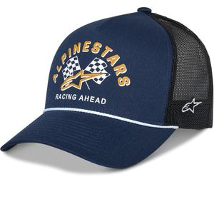 Cappellino da camionista Alpinestars Finisher blu-nero