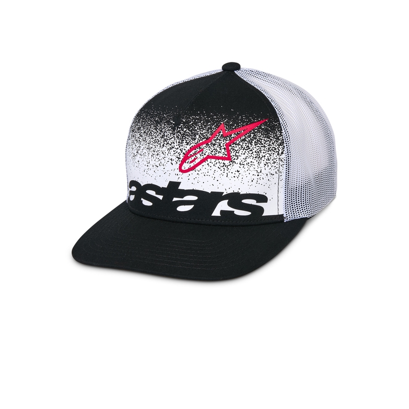 Cappellino da camionista Alpinestars Component, nero e bianco