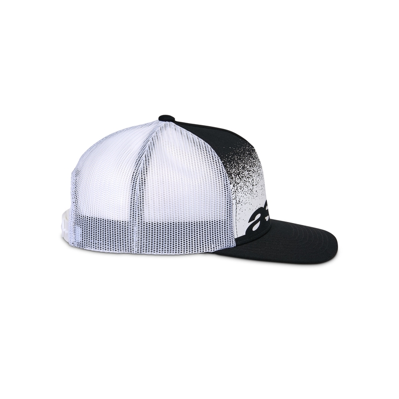 Cappellino da camionista Alpinestars Component, nero e bianco