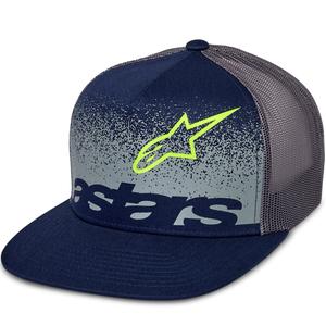 Cappellino da camionista Alpinestars Component, blu-grigio
