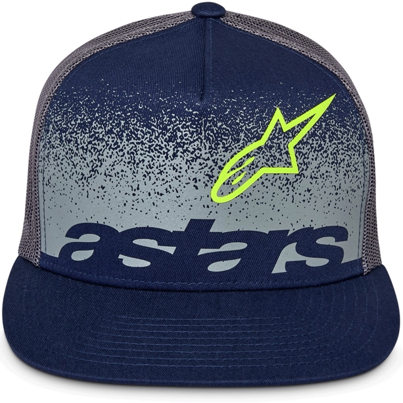 Cappellino da camionista Alpinestars Component, blu-grigio