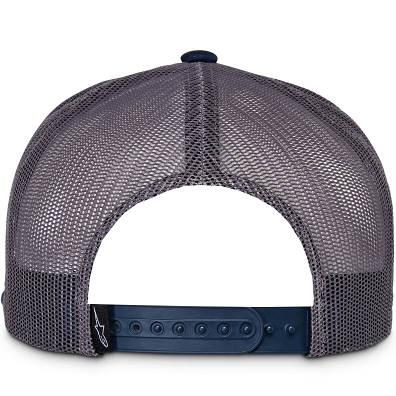 Cappellino da camionista Alpinestars Component, blu-grigio