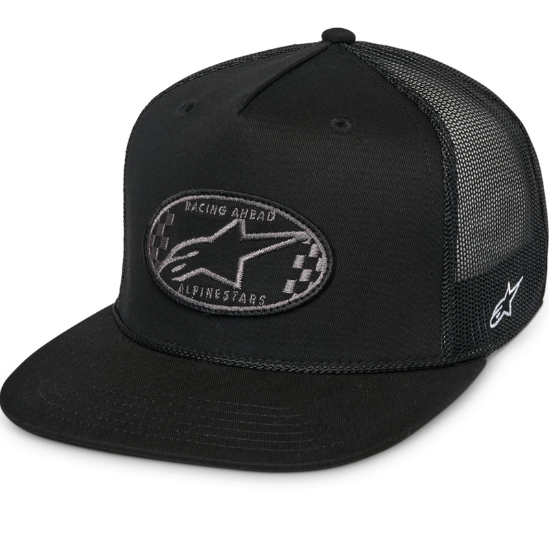 Cappellino da camionista Alpinestars Contender nero-nero