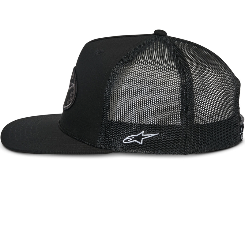 Cappellino da camionista Alpinestars Contender nero-nero