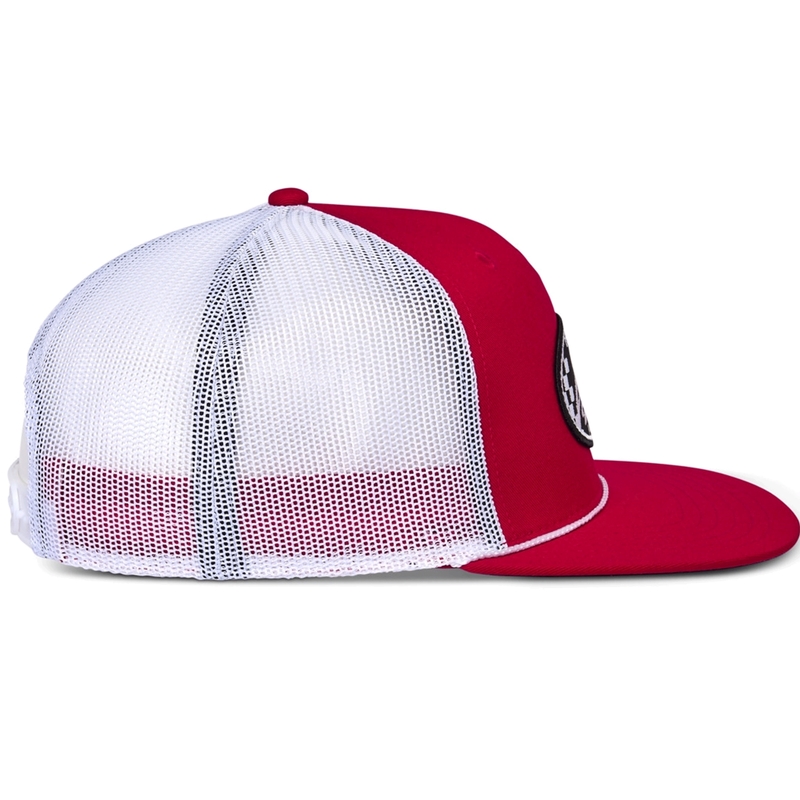 Cappellino da camionista Alpinestars Contender rosso-bianco
