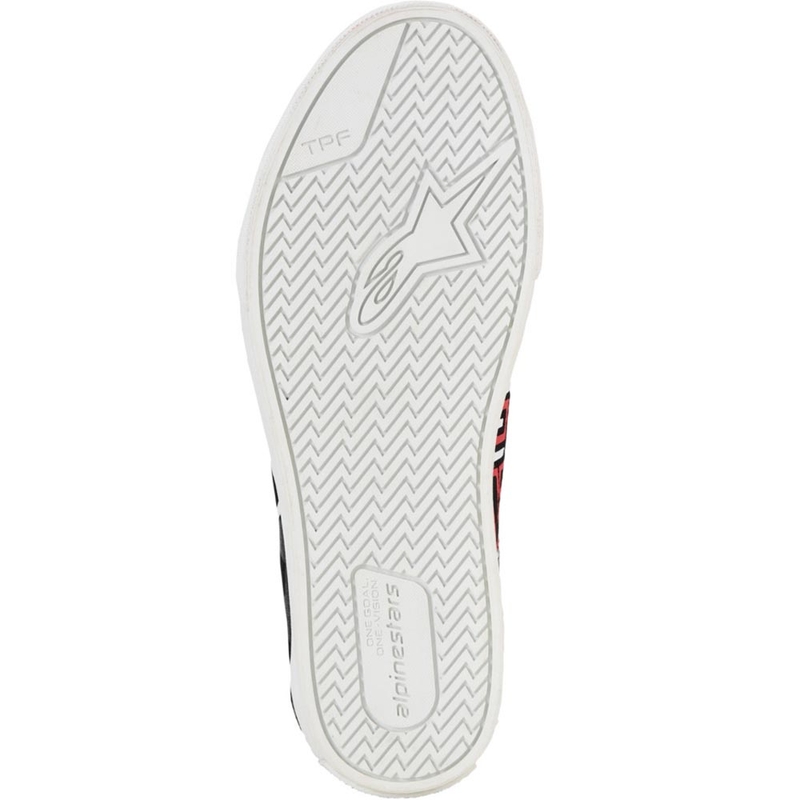 Stivali da moto Alpinestars Ride-63 Canvas FQ20 neri, bianchi e rossi