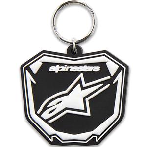 Portachiavi Alpinestars Plate bianco e nero