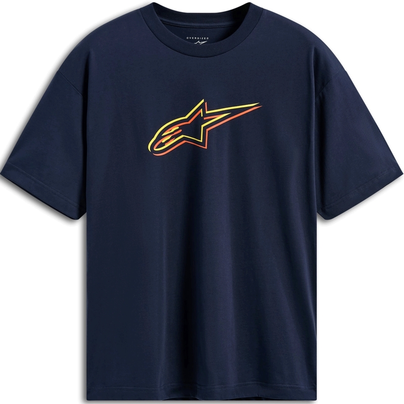 T-shirt Alpinestars Alter Oversized CSF blu