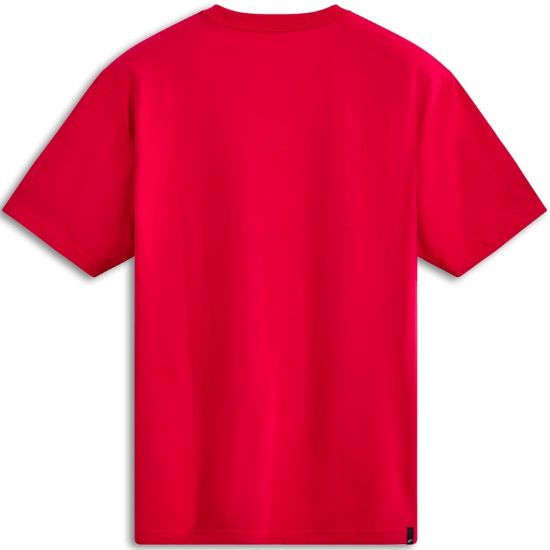 T-shirt Alpinestars Ride 4.0 CSF rosso-giallo fluo-nero