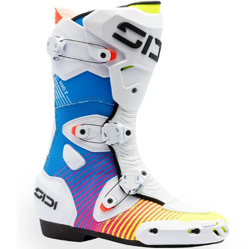 Stivali da moto SiDi MAG 2 Air BTA002 di colore bianco