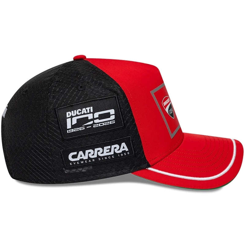Cappellino Ducati New Era Lenovo Bagnaia 63 nero-rosso