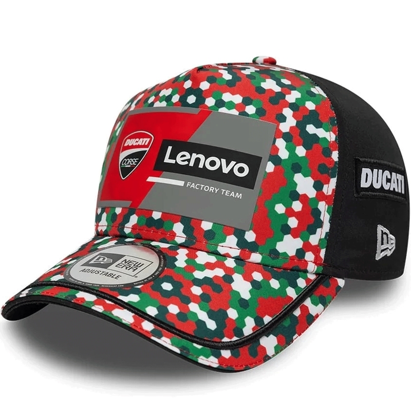 Cappellino Ducati New Era Lenovo Mugello nero-rosso-multicolore