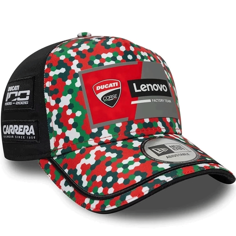 Cappellino Ducati New Era Lenovo Mugello nero-rosso-multicolore