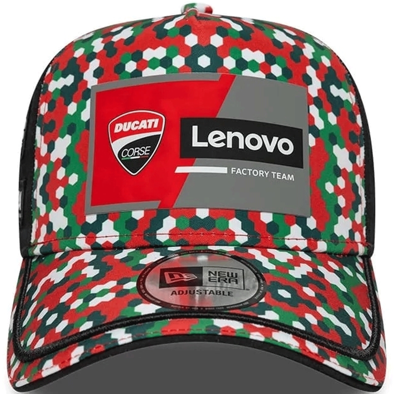 Cappellino Ducati New Era Lenovo Mugello nero-rosso-multicolore