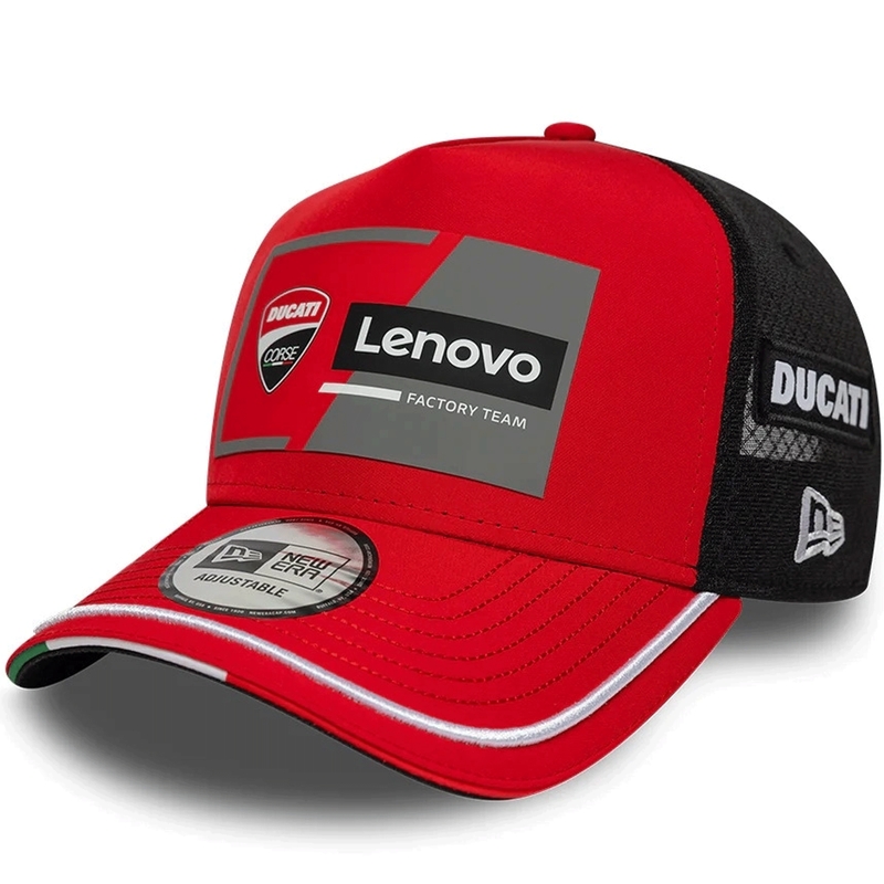 Cappellino Ducati New Era Lenovo nero-rosso