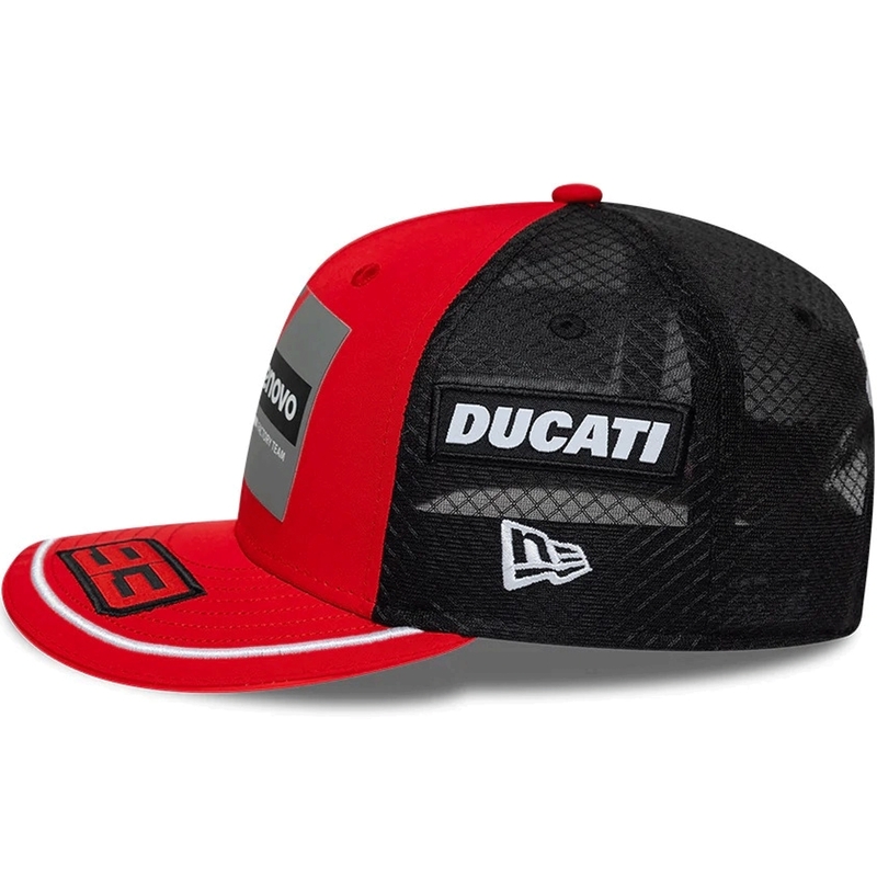 Ducati New Era Lenovo Marquez 93 cappellino nero-rosso