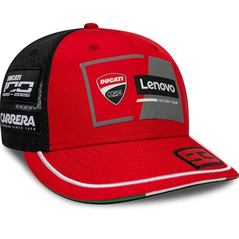Ducati New Era Lenovo Marquez 93 cappellino nero-rosso