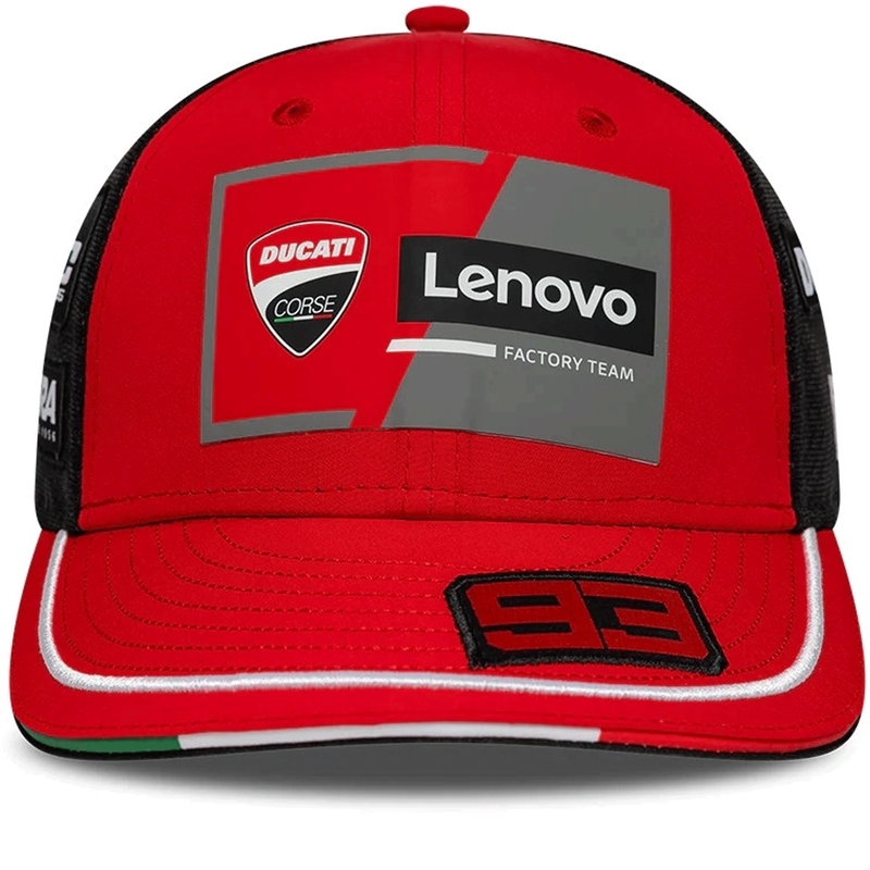 Ducati New Era Lenovo Marquez 93 cappellino nero-rosso