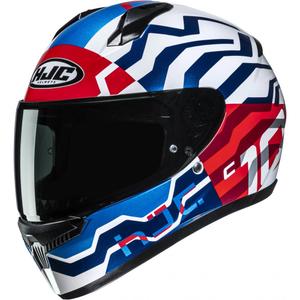 Casco integrale da moto HJC C10 Blade MC21 blu-rosso-bianco