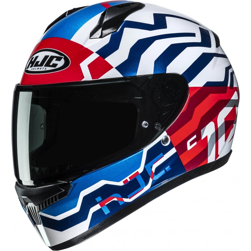 Casco integrale da moto HJC C10 Blade MC21 blu-rosso-bianco