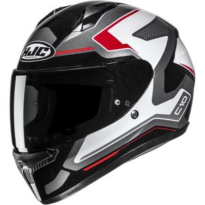 Casco integrale da moto HJC C10 Cric MC1 nero-bianco-rosso