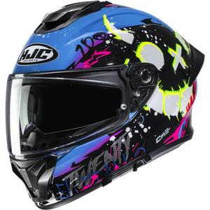 Casco integrale da moto HJC C71 FQ20 MC28 di colore nero