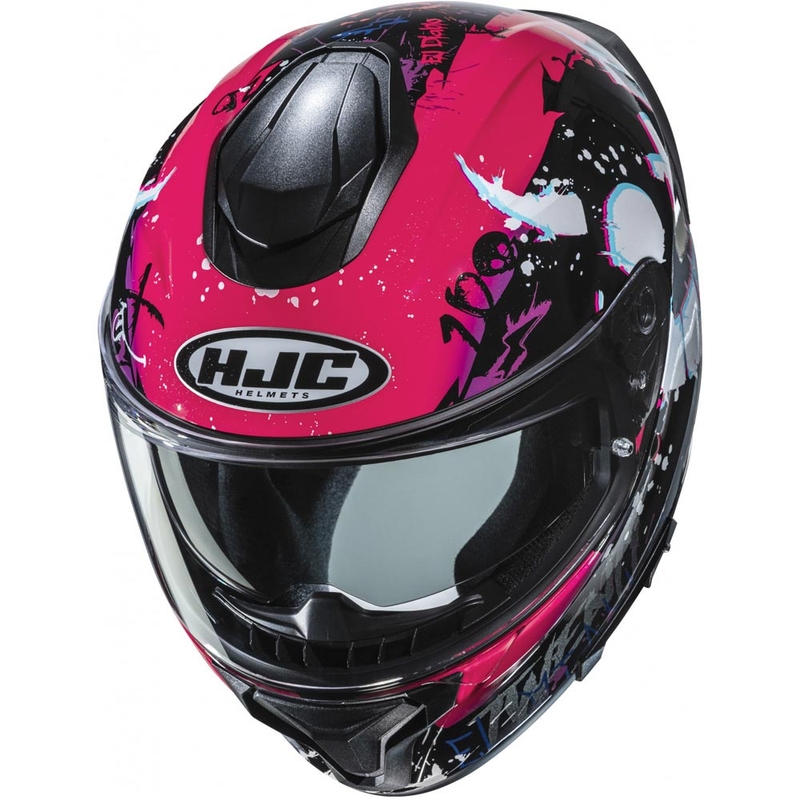 Casco integrale da moto HJC C71 FQ20 MC8 nero-rosa