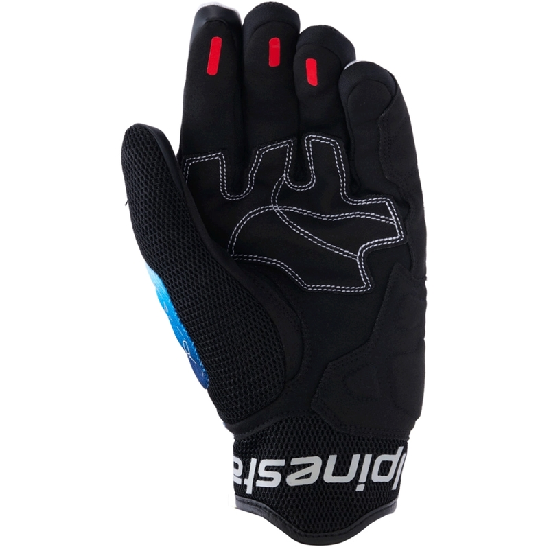 Guanti da moto Alpinestars Mogress Airflow blu-nero-bianco