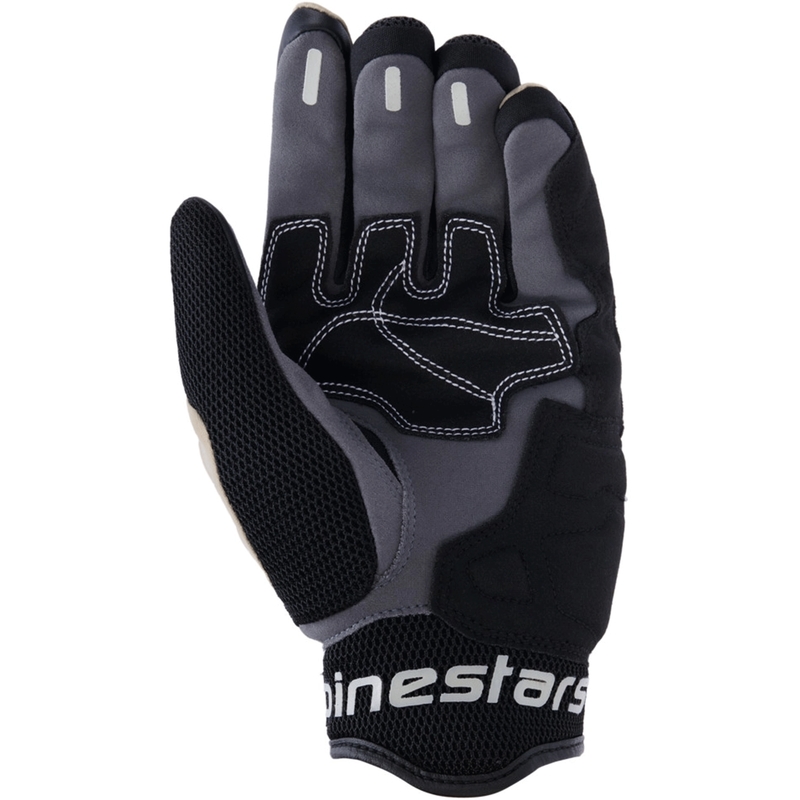Guanti da moto Alpinestars Mogress Airflow color sabbia e nero
