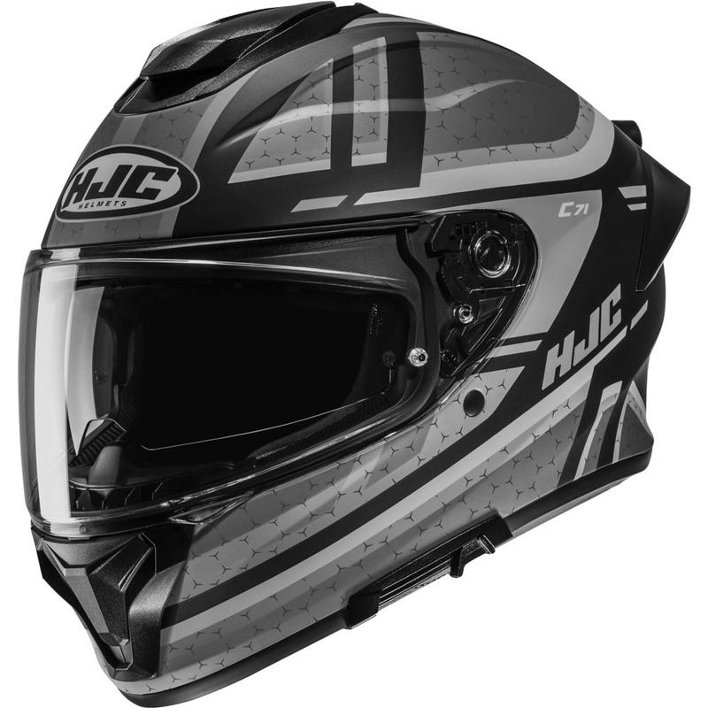 Casco integrale da moto HJC C71 Novah MC5SF nero-grigio