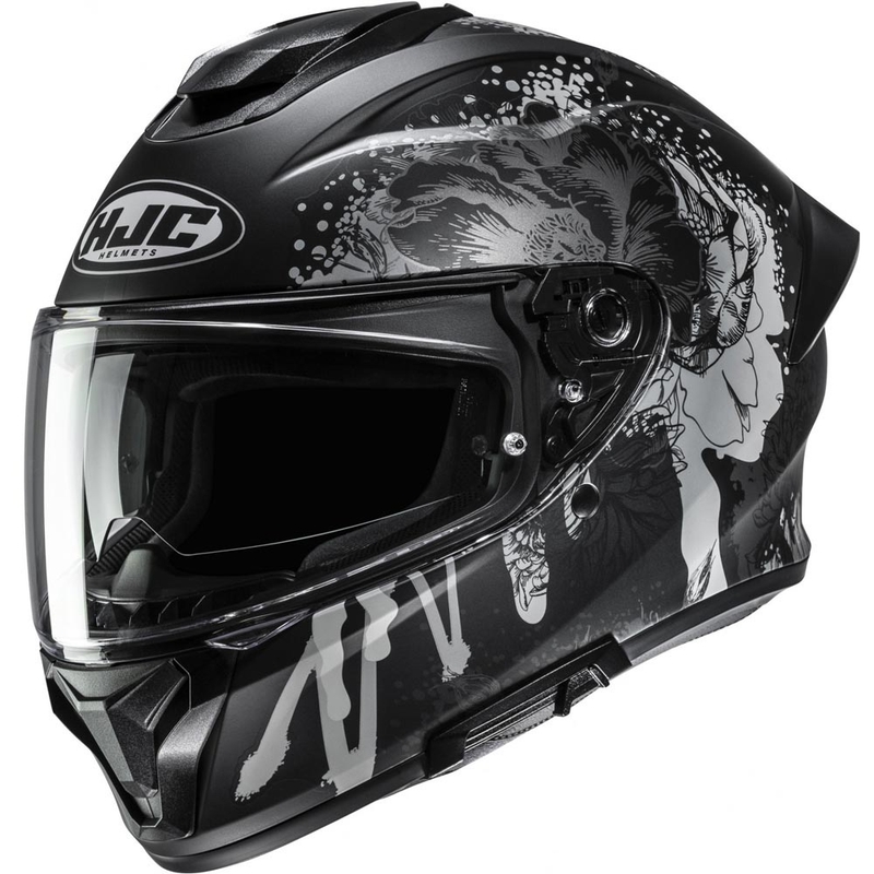 Casco integrale da moto HJC C71 Roko MC5SF nero-grigio