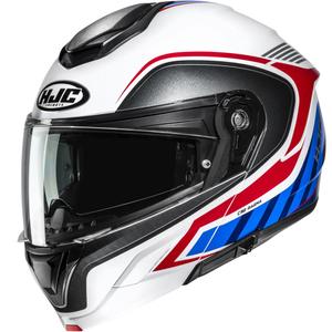 Casco da moto apribile HJC C92 Ragna MC21 bianco-rosso-blu