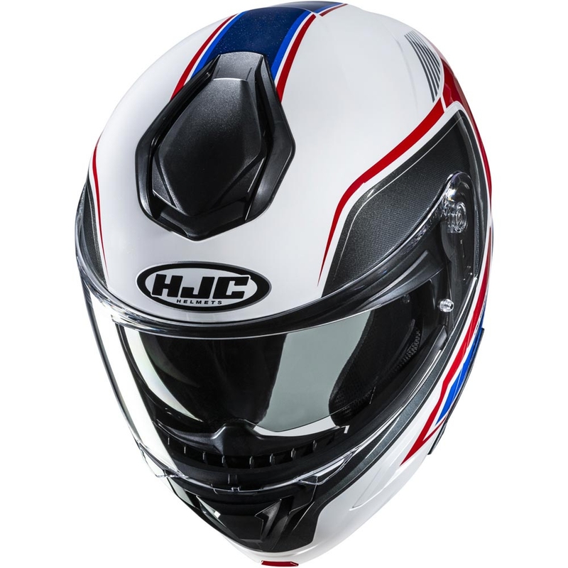 Casco da moto apribile HJC C92 Ragna MC21 bianco-rosso-blu
