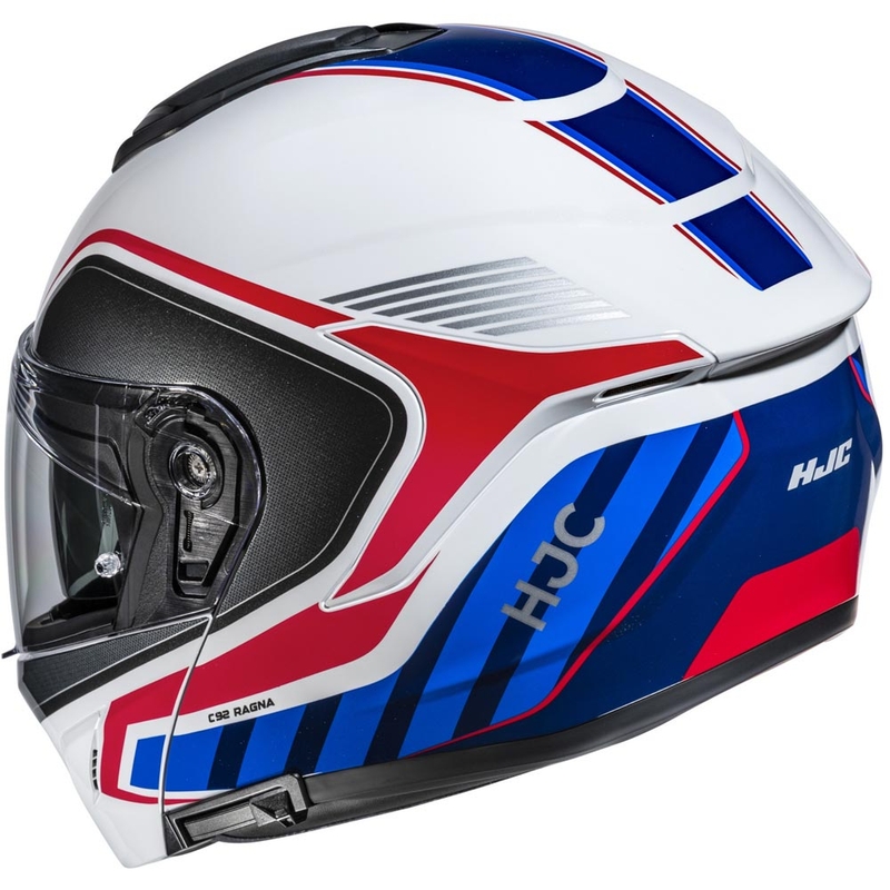 Casco da moto apribile HJC C92 Ragna MC21 bianco-rosso-blu