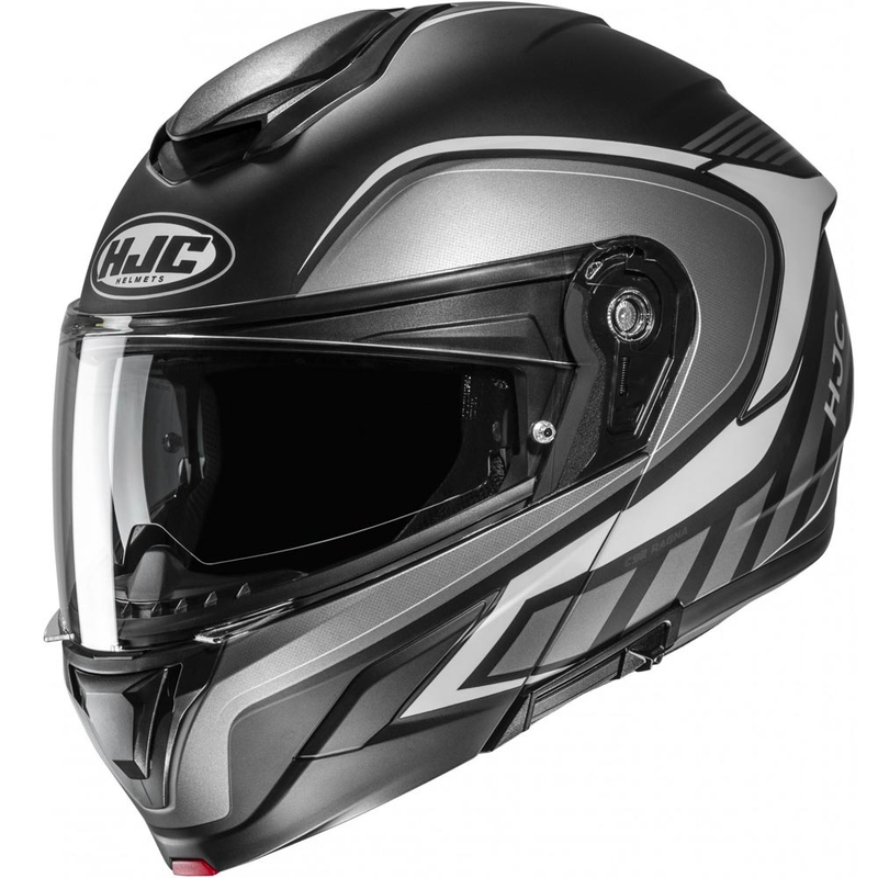Casco da moto apribile HJC C92 Ragna MC5SF nero-grigio-bianco