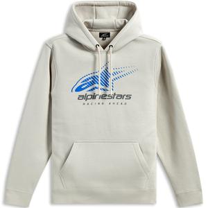 Felpa con cappuccio Alpinestars Pulse color crema-bianco