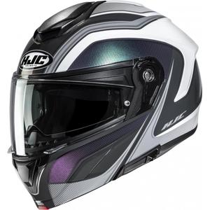 Casco da moto apribile HJC C92 Sirius MC10 nero-bianco