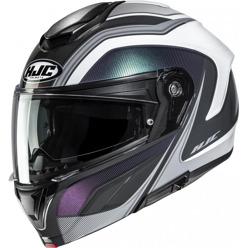 Casco da moto apribile HJC C92 Sirius MC10 nero-bianco