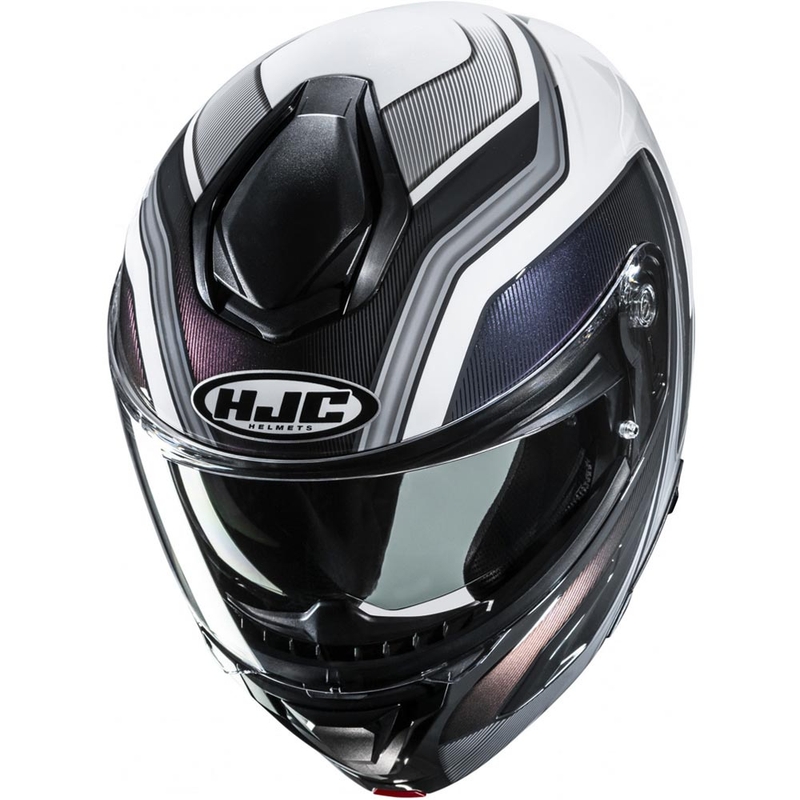 Casco da moto apribile HJC C92 Sirius MC10 nero-bianco