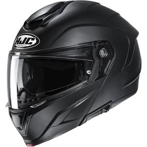 Casco da moto apribile HJC C92 Solid nero semi-opaco