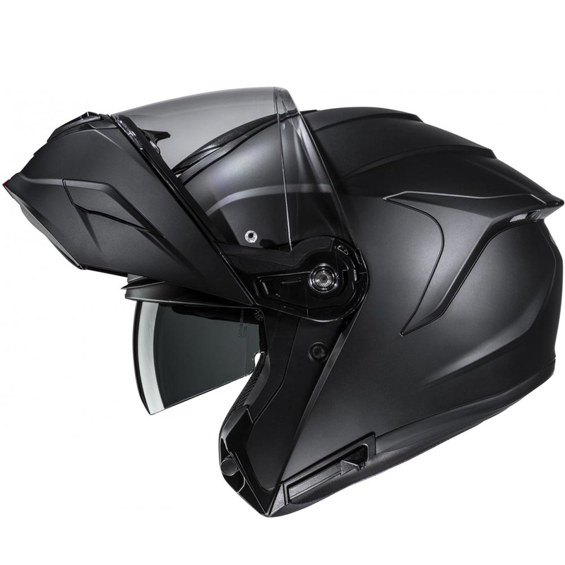 Casco da moto apribile HJC C92 Solid nero semi-opaco