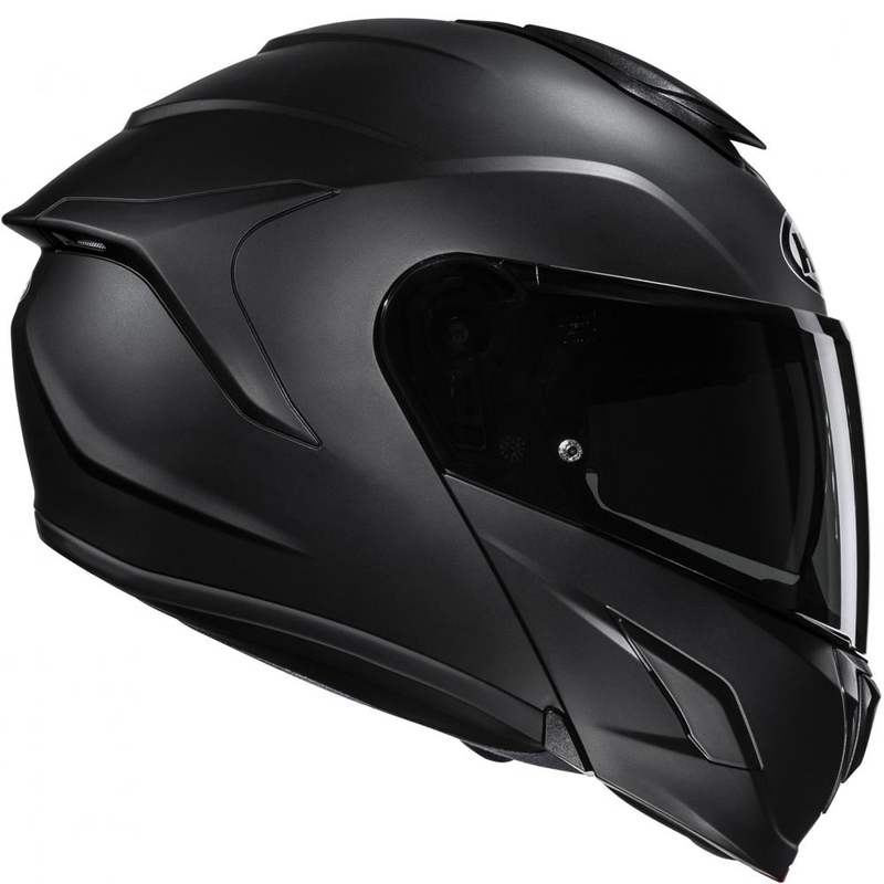 Casco da moto apribile HJC C92 Solid nero semi-opaco
