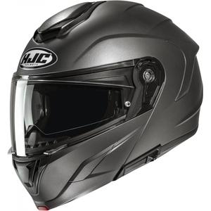Casco da moto apribile HJC C92 in titanio semi-opaco