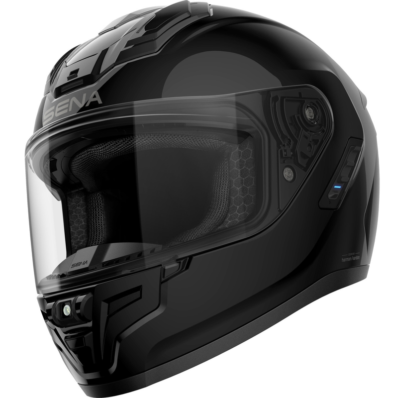 Casco integrale da moto SENA Phantom con interfono, nero